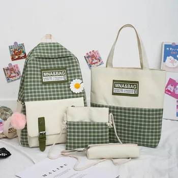 

Hipster Campus Junior High School student Large Capacity Lightweight Primary School Students Backpack Korean-style Backpack