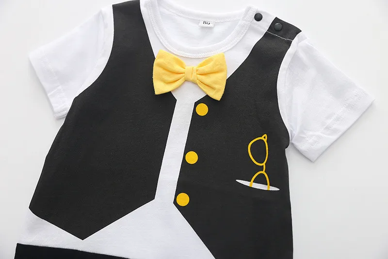 new born baby clothes baby boy romper winter clothes costume romper onesie disfraz bebe halloween Cartoon Short Sleeve 9-24m Z4