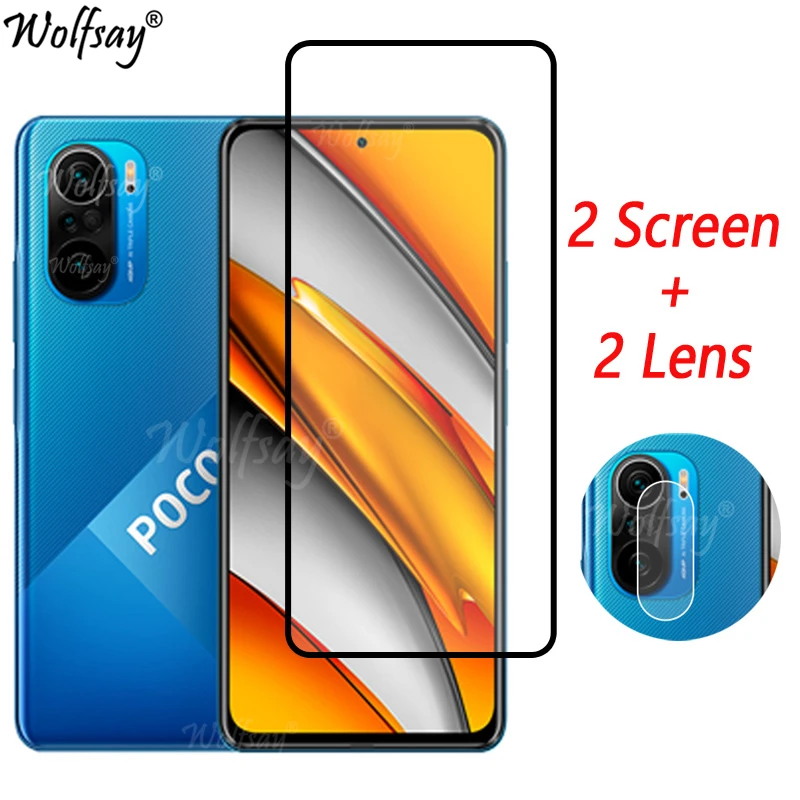 Vetro Temperato Per Xiaomi Poco F3 Pellicola Salvaschermo Per Xiaomi Poco F3 X3 Gt M4 M3 Pro 5G Vetro Per Fotocamera Per Xiaomi Poco F3 Vetro