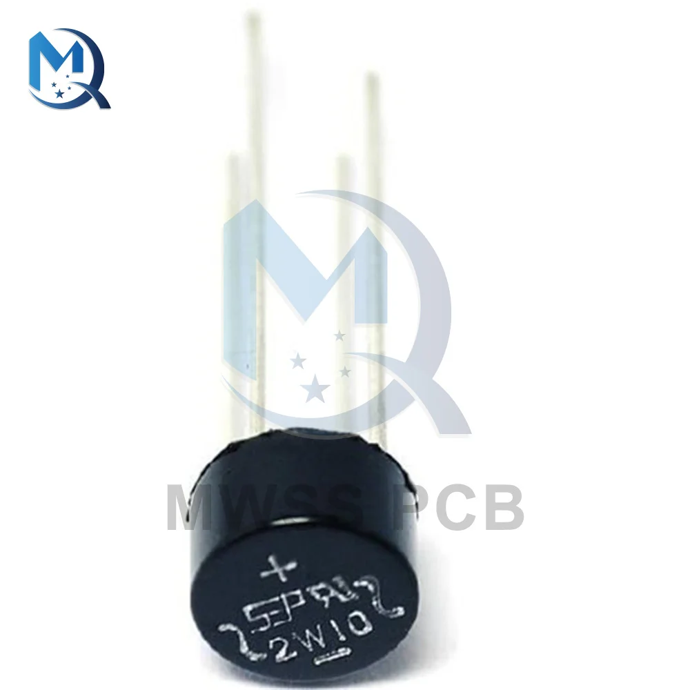 20PCS/lot 2W10 Bridge Rectifier 2A 1000V Diode 2w10 diode bridge rectifier rectifier diodes electrical rectifier diodes