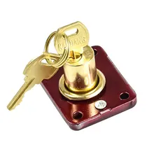 Винно-красный замок для шкафа из цинкового сплава практичная Пряжка замок для ящика нержавеющая сталь болт окна портативный замок для двери шкафа