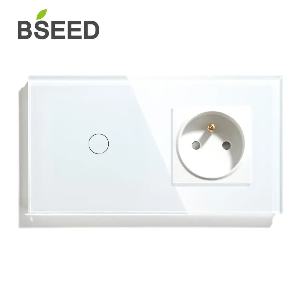Сенсорный выключатель BSEED 1 клавиша 2 клавиши 3 канал канала стандартная розетка