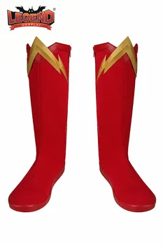 

2019 New The Flash Cosplay Barry Allen Cosplay shoes boots Halloween