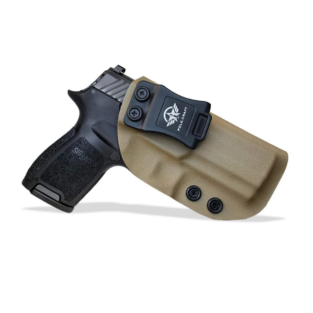 Полюс. Ремесло KYDEX кобура iwb Sig Sauer P320 кобура для скрытого ношения Sig Sauer P320 кобура скрытый-Kydex аксессуары для кобуры