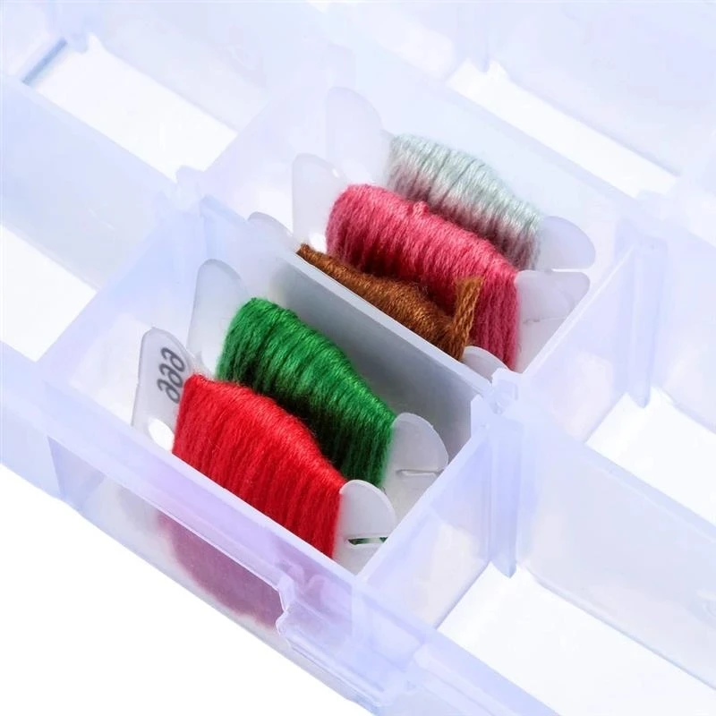 Bobine di Filo da Ricamo, Carte per Filo da Ricamo a Punto Croce,Farfalline Avvolgifilo Ricamo,Plastica Winding Consiglio,100PC Organizzatore Filo per Filo per Cucire Fai Da Te Artigianato