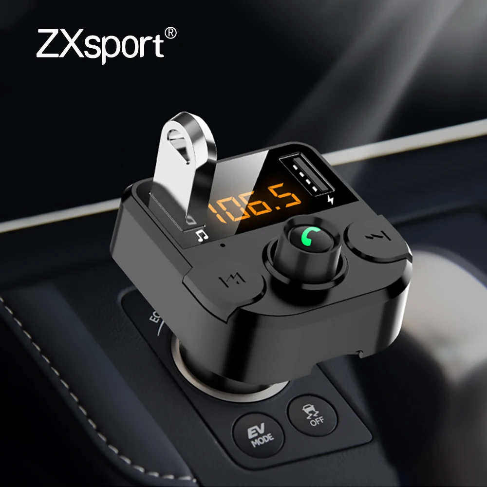 Автомобильный fm передатчик Bluetooth 5 0 MP3 плеер модулятор адаптер для Skoda Octavia 2 A7 A5