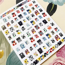 WG-228 The scenery in the stamp 3D Back glue Nail decal Nail sticker Nail decoration Nail art  Nail ornament