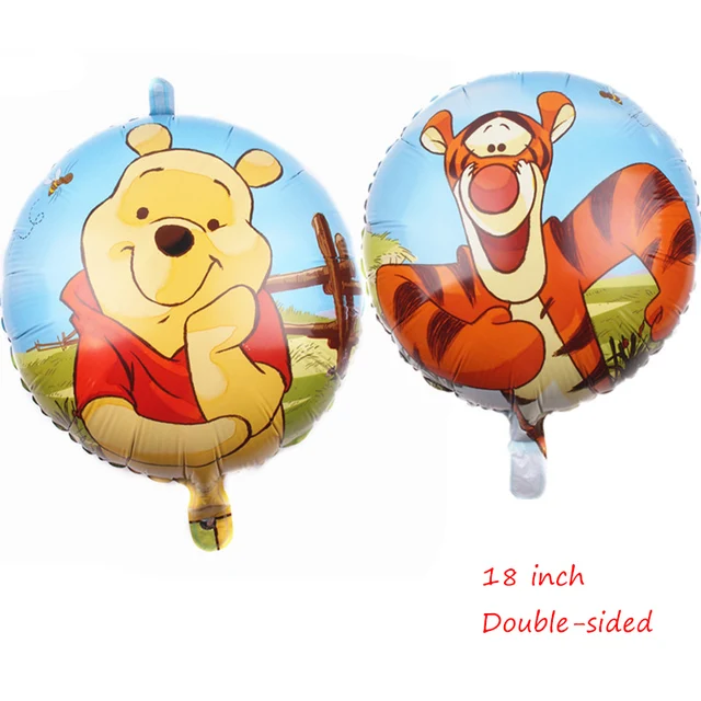 1pcs Disney Winnie The Pooh Theme 18 Inch Aluminum Double Sided Film Balloon Cartoon Kids Birthday Party Decorations Supplies Ballons Accessories Aliexpress 1pcs disney winnie the pooh theme 18 inch aluminum double sided film balloon cartoon kids birthday party decorations supplies