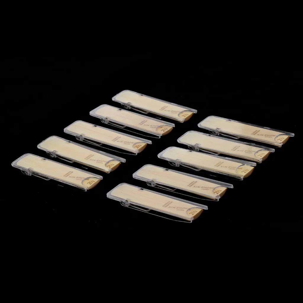 Professional 10 Pieces 2 1/2 Alto Saxophone Sax Reeds High Level Wind Instrument