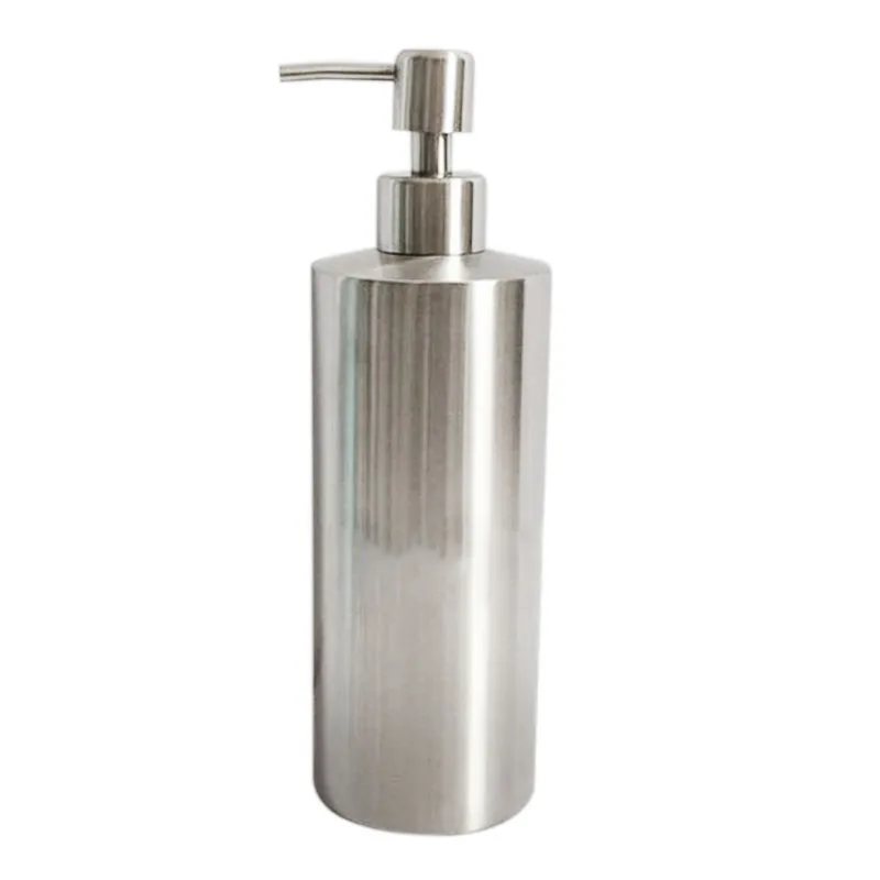 

Stainless Steel 550Ml Liquid Soap Dispenser Kitchen Bathroom Lotion Pump Bottle Multifunction Sink Detergent Supply
