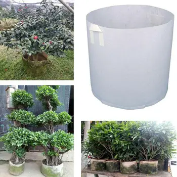 

5 Pack Grow Bags Fabric Pots Root with Planting Container 5 Gallon Planting Vegetable Seeds Gardening Tools