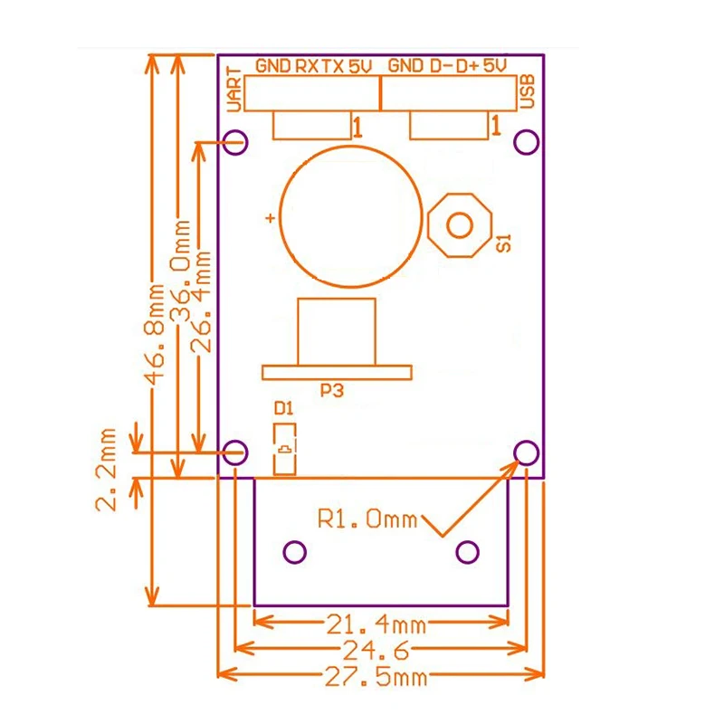 GM65 1D 2D код сканер штрих кодов qr Reader модуль|module| |