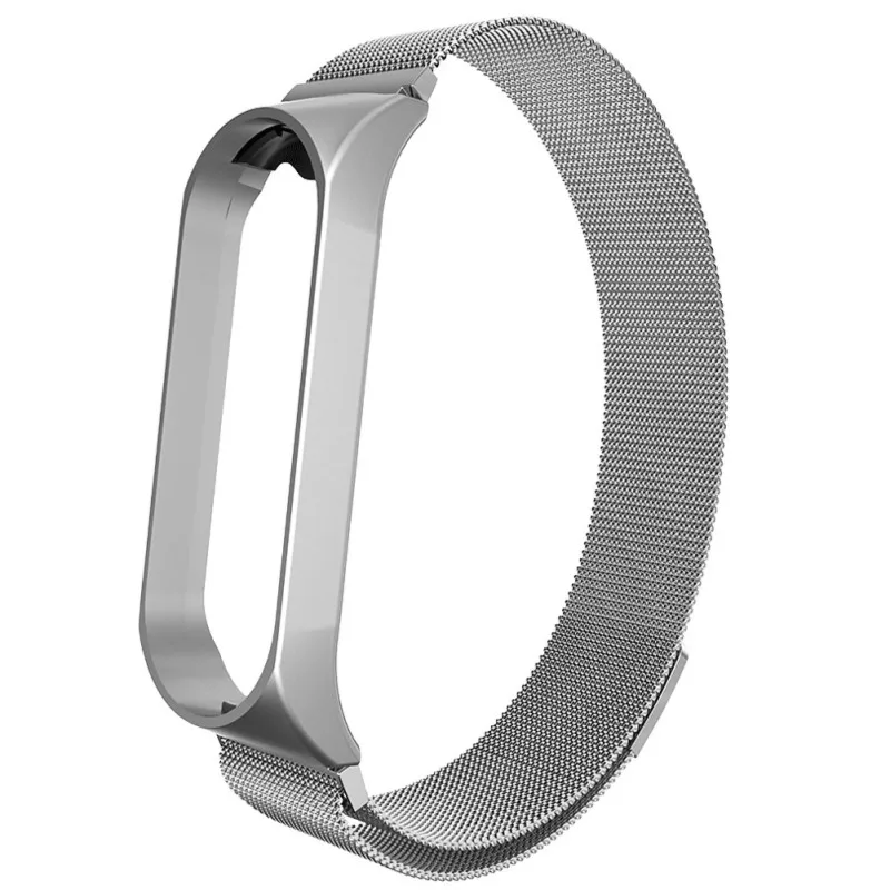 

Bracelet 4/3 Metal Watch Strap For Xiaomi Mi Band 3 4 High-quality Fashion Business Simple Wristwatch Band 2019