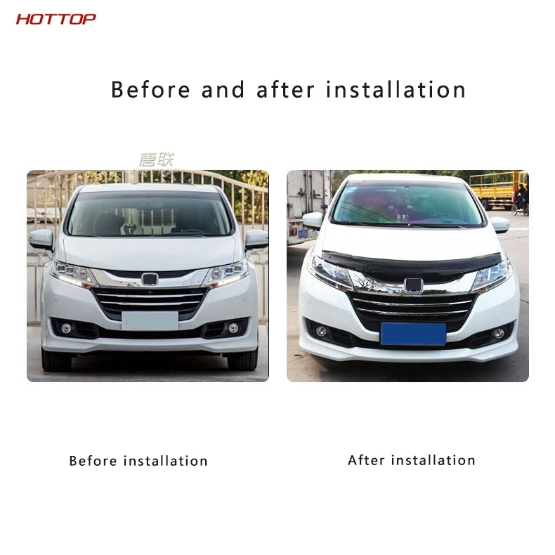 Для Honda Odyssey- ABS пластик песок защитный блок дефлекторы передняя губа гравий блок наклейка крышка автомобиля Стайлинг