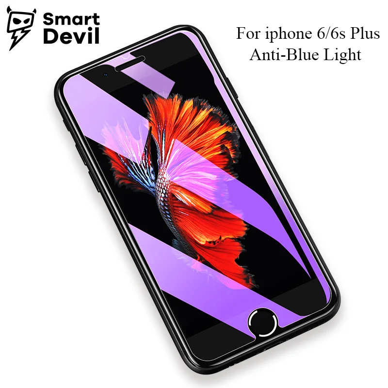 For iphone 6 6sP BL Защита экрана SmartDevil 0,33 мм для apple iphone 6, 6s, 7, 8 Plus, закаленное стекло 2.5D, 9 H, защитный анти-синий светильник, премиум-пленка - Цвет: For iphone 6 6sP BL
