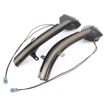 

2pcs Dynamic Blinker Turn Signal Flowing LED Rear View Mirror Indicator Light For BMW F10 F11 F07 F06 F12 F13 F01 5 6 7 Series