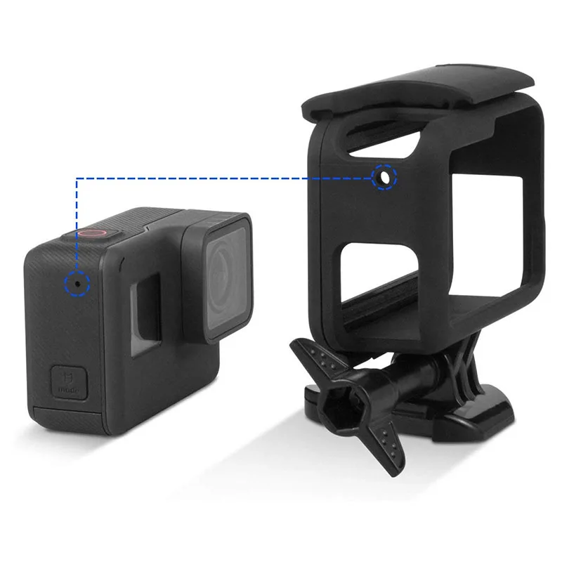 Защитный чехол с рамкой, чехол с силиконовой крышкой для объектива Gopro Hero 7 Black 6 5, набор аксессуаров для экшн-камеры