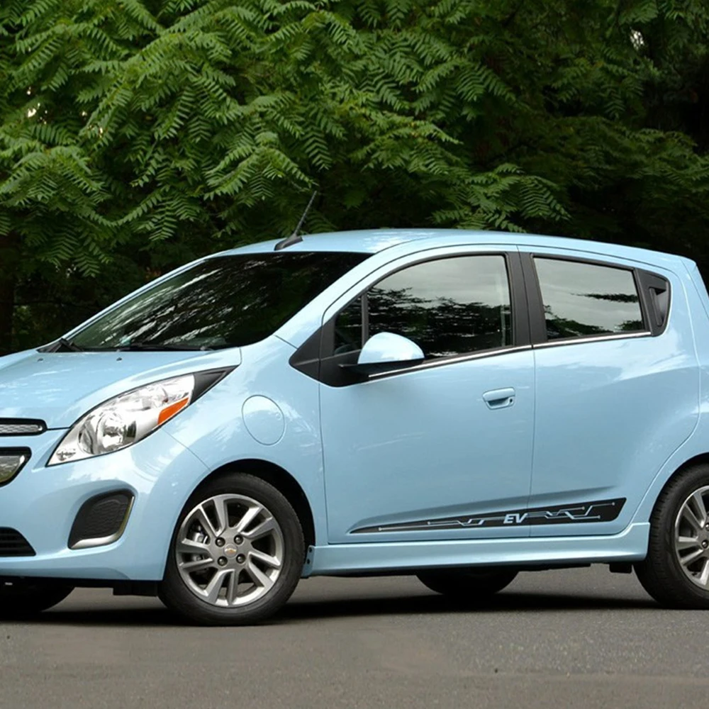 For Chevrolet Spark EV Tuning Auto Accessories 2PCS Car Door Side