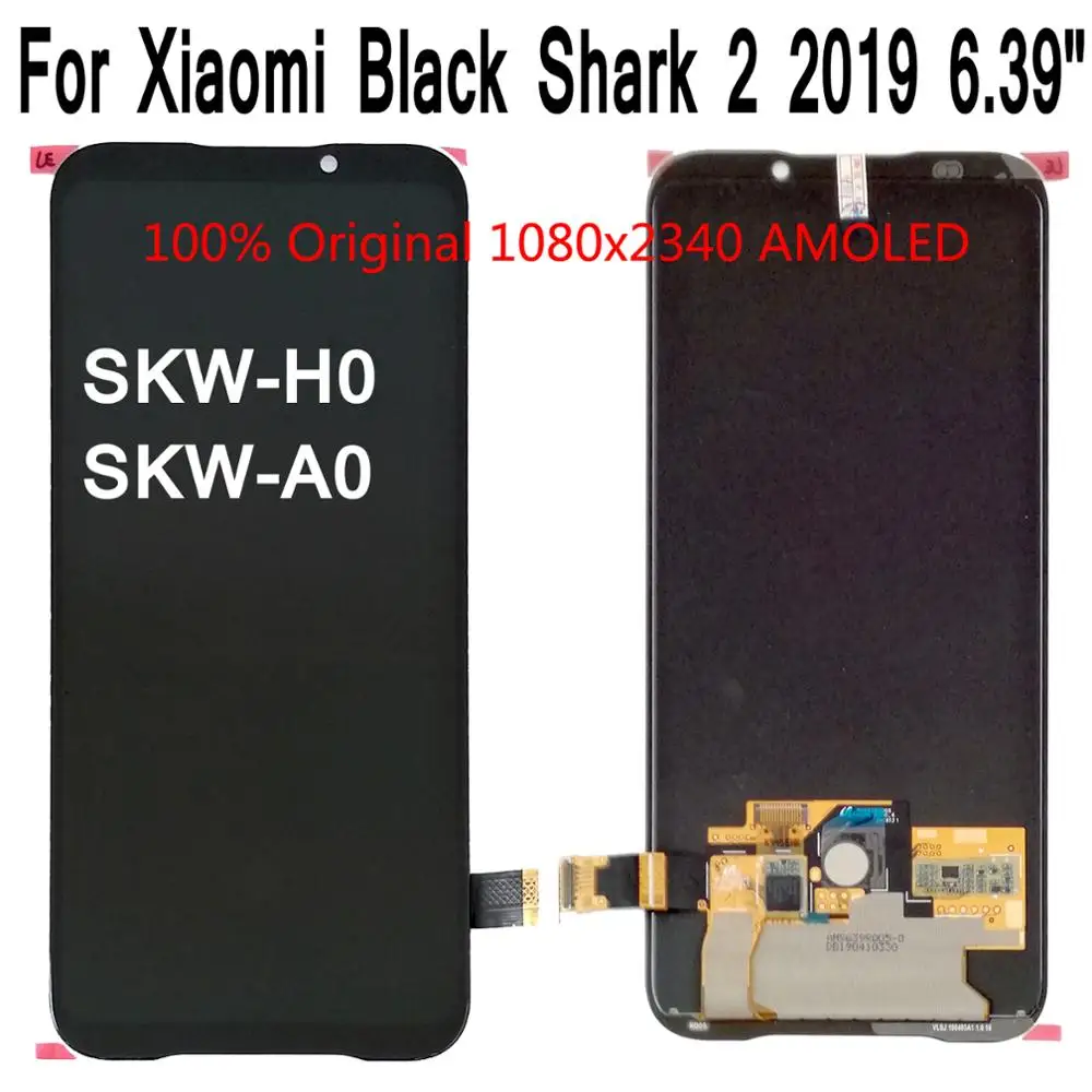 Shyueda AMOLED 6,3" для Xiaomi Black Shark 2 SKW-H0 SKW-A0/2 Pro DLT-A0 ЖК-дисплей сенсорный экран дигитайзер