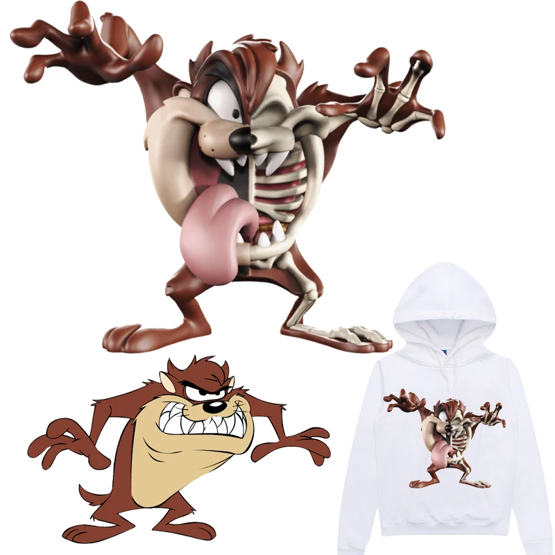 Skull Devil Monster Trasferimenti Termoadesivi Per Abbigliamento Toppe Termoadesive Sui Vestiti Flex Fusibile Patch Adesivo Termico Applique