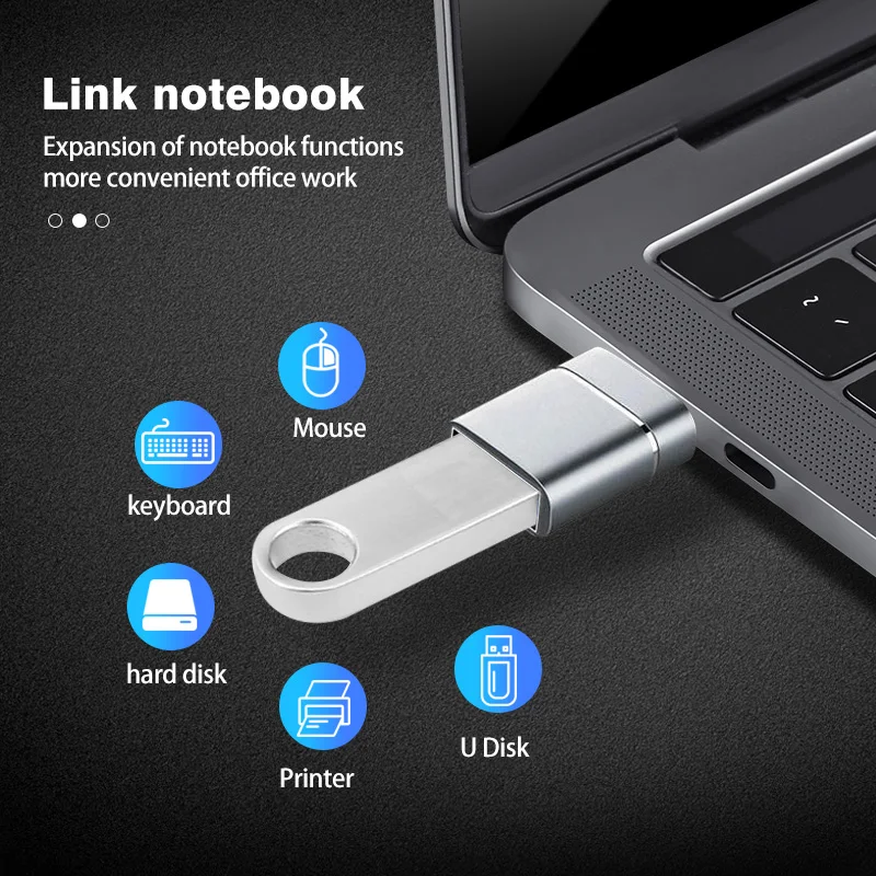 5pcs Type C To USB Phone Adapter Micro USB To Type C Female Converter OTG Connector For MacBook iPhone Pro Max iPad Air Samsung otg adapter usb to type c adapter type c adapter