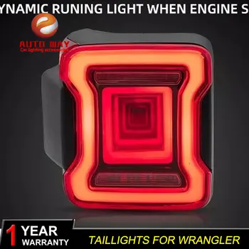 

Car Styling for Jeep Wrangler 2018-up taillights Jeep Wrangler LED Tail Light LED Rear Lamp Certa taillight Automobile