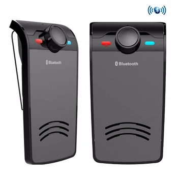 

Universal Bluetooth 4.0 HandsFree Car Kit Wireless MultiPoint Connection Speakerphone with CVC DSP Microphone