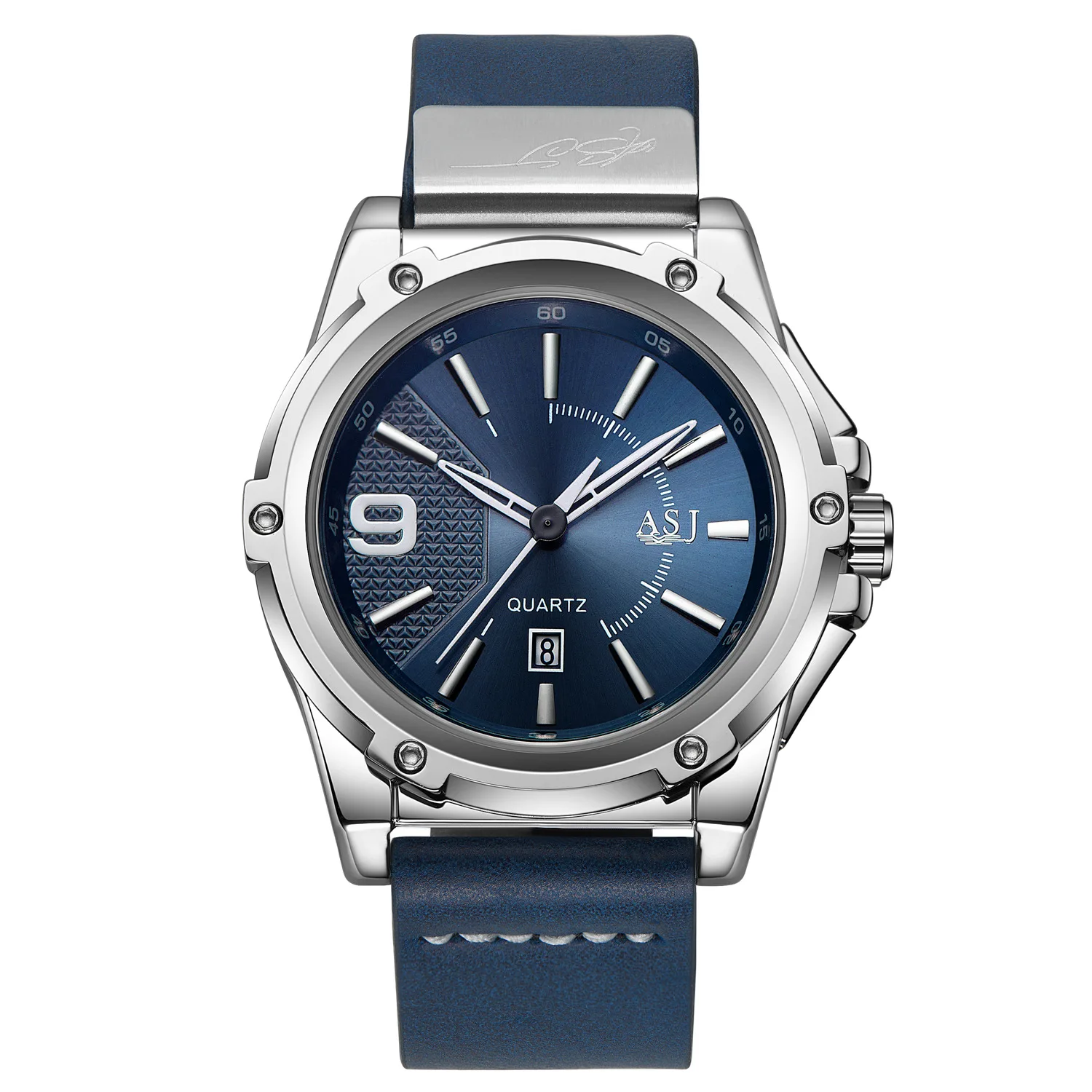 

Men's Watch Fashion Sport Case Leather Band Watch Quartz Business Wristwatches Clock for Male Reloj De Los Hombres Mens Watches