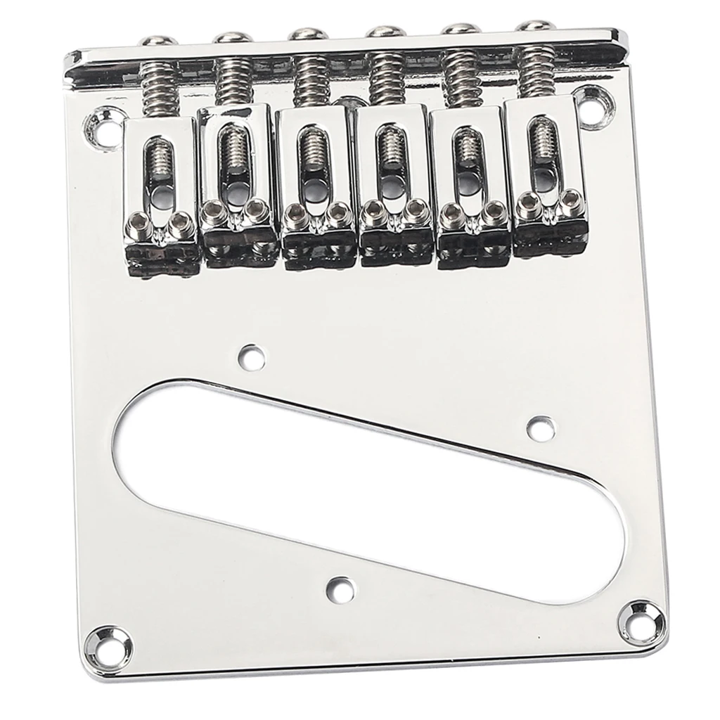 6 Strings Electric Bass Bridge W/ Screws Wrench Bridge Set Accessories