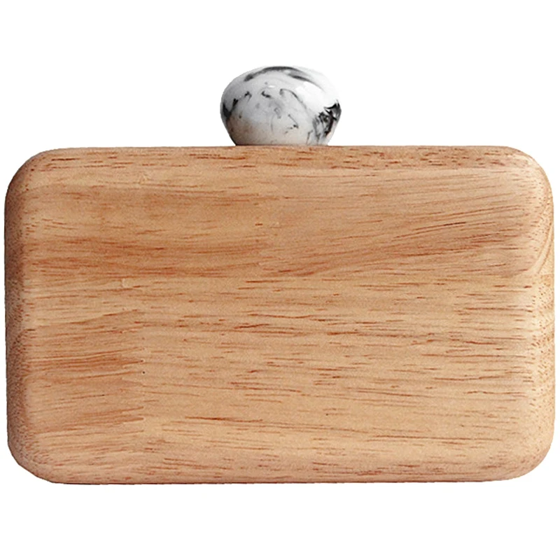 

ABSF Fashion Wallet Women'S Cute Bag Retro Ink Print Round Buckle Party Evening Bag Elegant Solid Cute Wood Casual Clutch