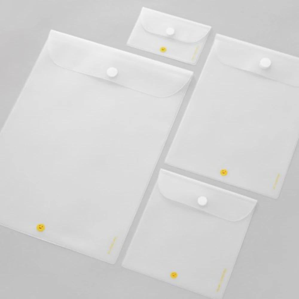 

1 Pcs Creative A4/A5 Transparent File Folders Bag Document Hold Bags Folders Clear Filing Paper Office School Supplies