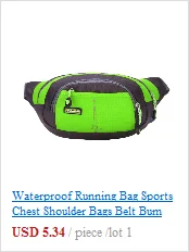 CONEED Fashion Waist Packs Unisex Sports Waterproof Belt Multi-Function Bag Zipper Messenger Bag Pouch Run Chest Waist Bag