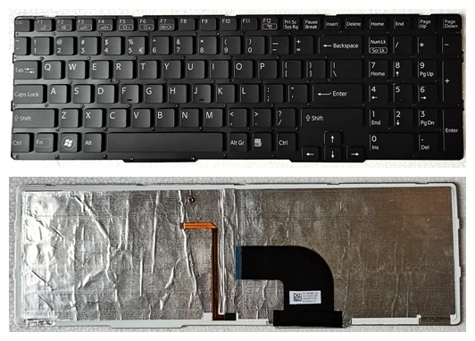 Клавиатура для ноутбука Sony Vaio SVE15 SVE151 SVE151C11L SVE1511 149152111IT 15 5 дюйма английская США с