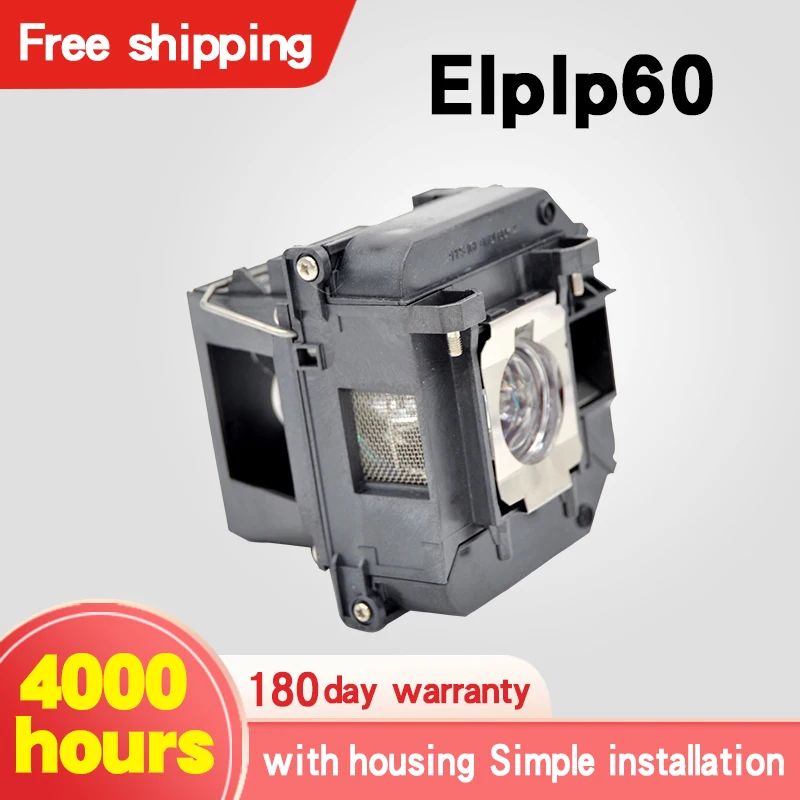Лампа для проектора ELPLP60 V13H010L60 Epso/n 425Wi 430i 435Wi EB 900 905 420 425W 92 93 + 95 96W H383 H383A|Лампы