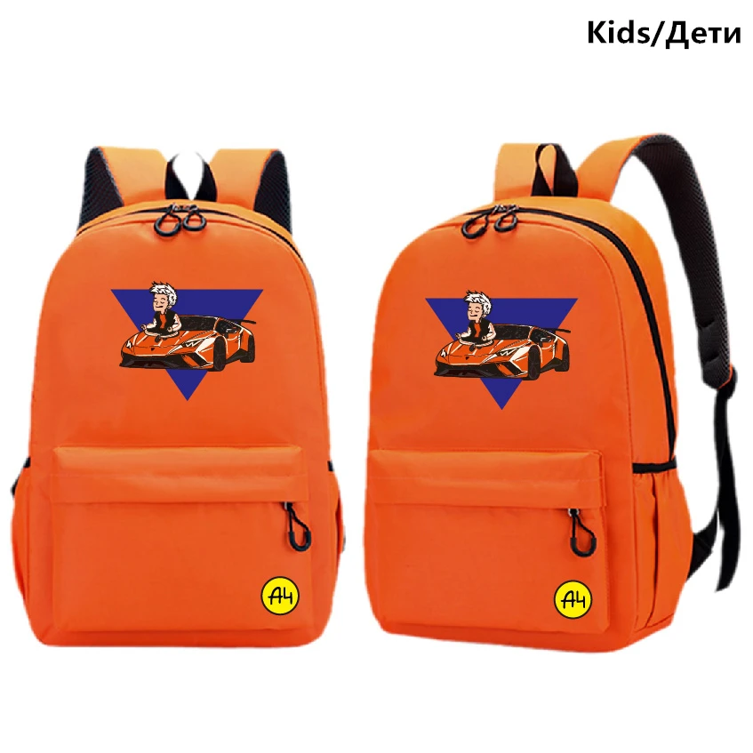 Vlad-mochilas con Logo para niños y niñas, morral escolar para viaje, a la moda