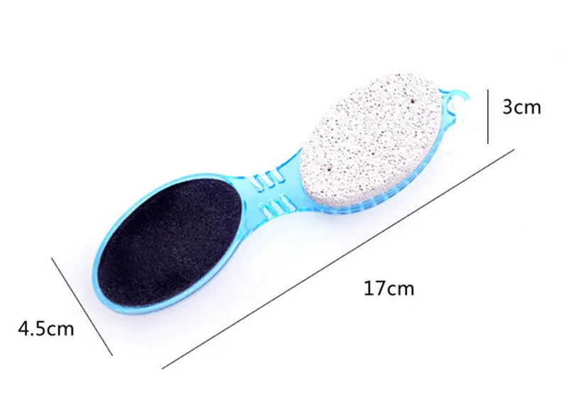 1PC Foot Care Tool 4in1 Foot Pumice Stone Dead Skin Remover Brush Pedicure Grinding Tool Random Color Hot Selling