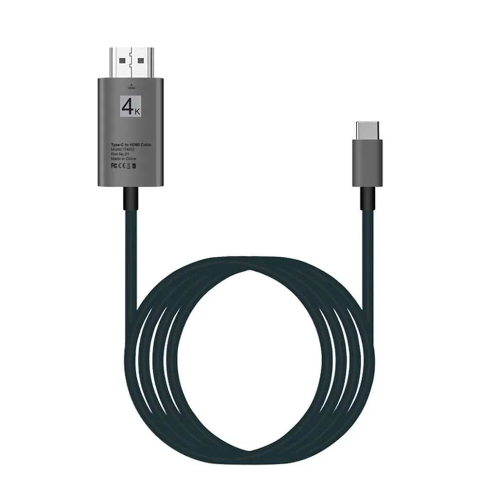 Кабель-адаптер type-C USB3.1 USB-C 4K 2K HDMI для samsung Galaxy S8/S9 Plus для huawei samsung Xiaomi конвертер FW3