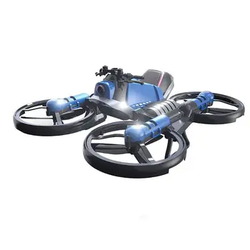 

H6 2 in 1 Folding RC Drone and Motorcycle Vehicle 0.3MP Camera WIFI Aircraft