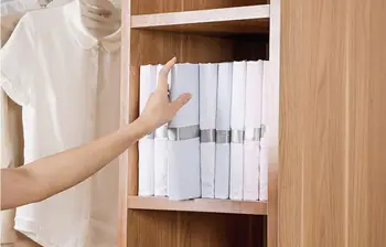 

1PC Convenient Lazy Clothes Stacking Board Dressbook Clothes Organizer Foldable clothes holder dropship OK 1119