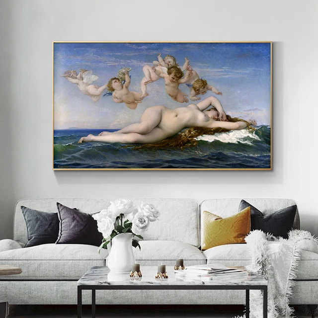 The Birth of Venus by Alexandre Cabanel Printed on Canvas 1