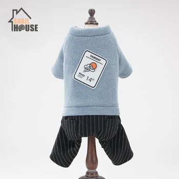 

Snailhouse 2019 Cute Dog Clothes Sweater Autumn Winter Pet Clothes Cotton Small Dog Pet Clothing Four-legged Clothes New Winter
