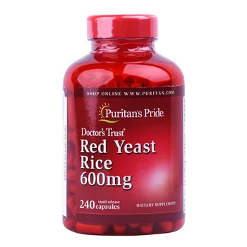 

Free Shipping Red Yeast Rice 600 mg 240 capsules