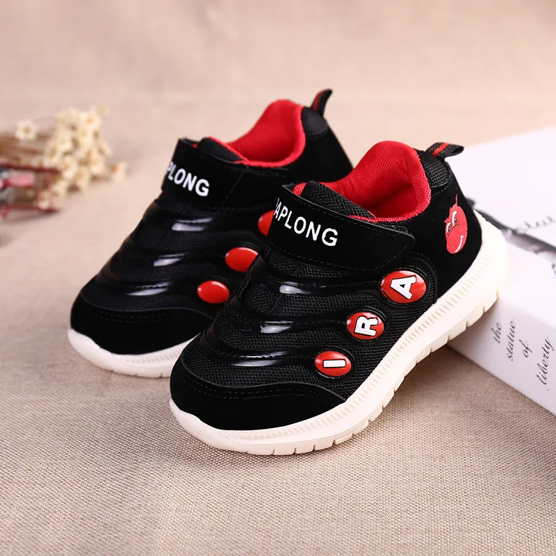 

Spring Breathable Small CHILDREN'S Network-Style Athletic Shoes Anti-slip Wear-Resistant Velcro Men And Women CHILDREN'S Shoes