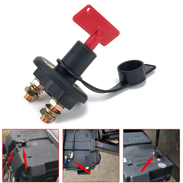 Isolateur de batterie 12V, interrupteur marche/arrêt pour voiture, bateau,  camion RL - AliExpress