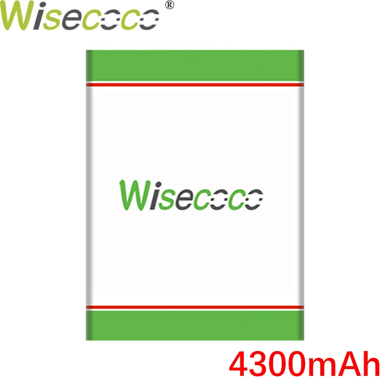 Wisecoco 5 шт./лот HT16 4300 мАч продукт батарея для HOMTOM HT16 HT 16 Pro Телефон Замена батареи+ номер отслеживания