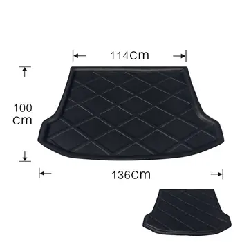 

For Cadillac SRX 2012-2016 1PC Black Car Styling Cargo Liner Car Trunk Mat Carpet Interior Floor Mats Rubber Pad Accessories