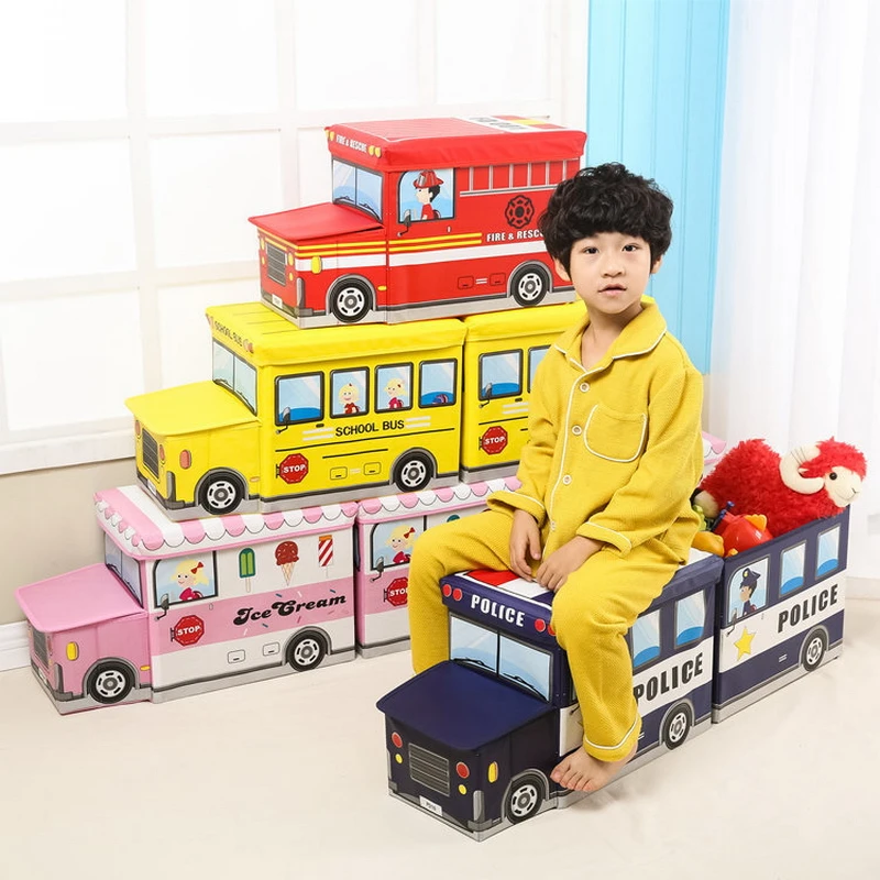 

Children Toys Storage Box Drawer Organizer Box Clothing Sundries Tools Container Creative Cartoon Cars Model High-capacity Boxes
