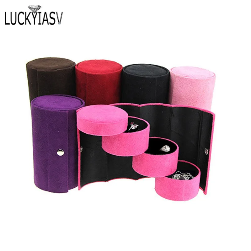 Round Shaped 3 Layer Cylinder Jewelry 