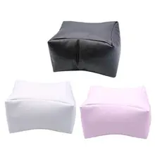 NailPillowNailArtEquipmentHandRestCushionPillowPinkSoftPULeatherFootHandHolderDualUseManicureNailTools