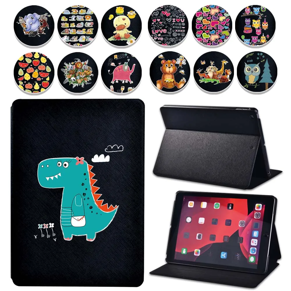 

Hemming Cartoon Tablet Case for Apple Ipad 8 2020 8th Generation 10.2 Inch Foldable Dust-proof Protective Case Cover